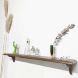 Vintage solid wood wall shelf