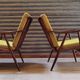 Pair of boomerang armchairs TON Bystřice (Thonet) by Antonin Suman 1960
