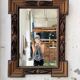 Tramp art mirror 1900 folk art France
