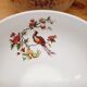 Set 4 bols porcelaine oiseaux de paradis