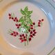 Set of 6 vintage porcelain flat plates