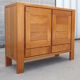 Bahut buffet dressoir Regain orme 1970 vintage