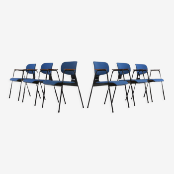 6 chairs by Willy Van der Meeren 1950's
