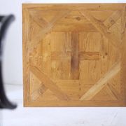table basse chêne massif Motif Parquet Aremberg du 19e