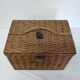 Vintage wicker box