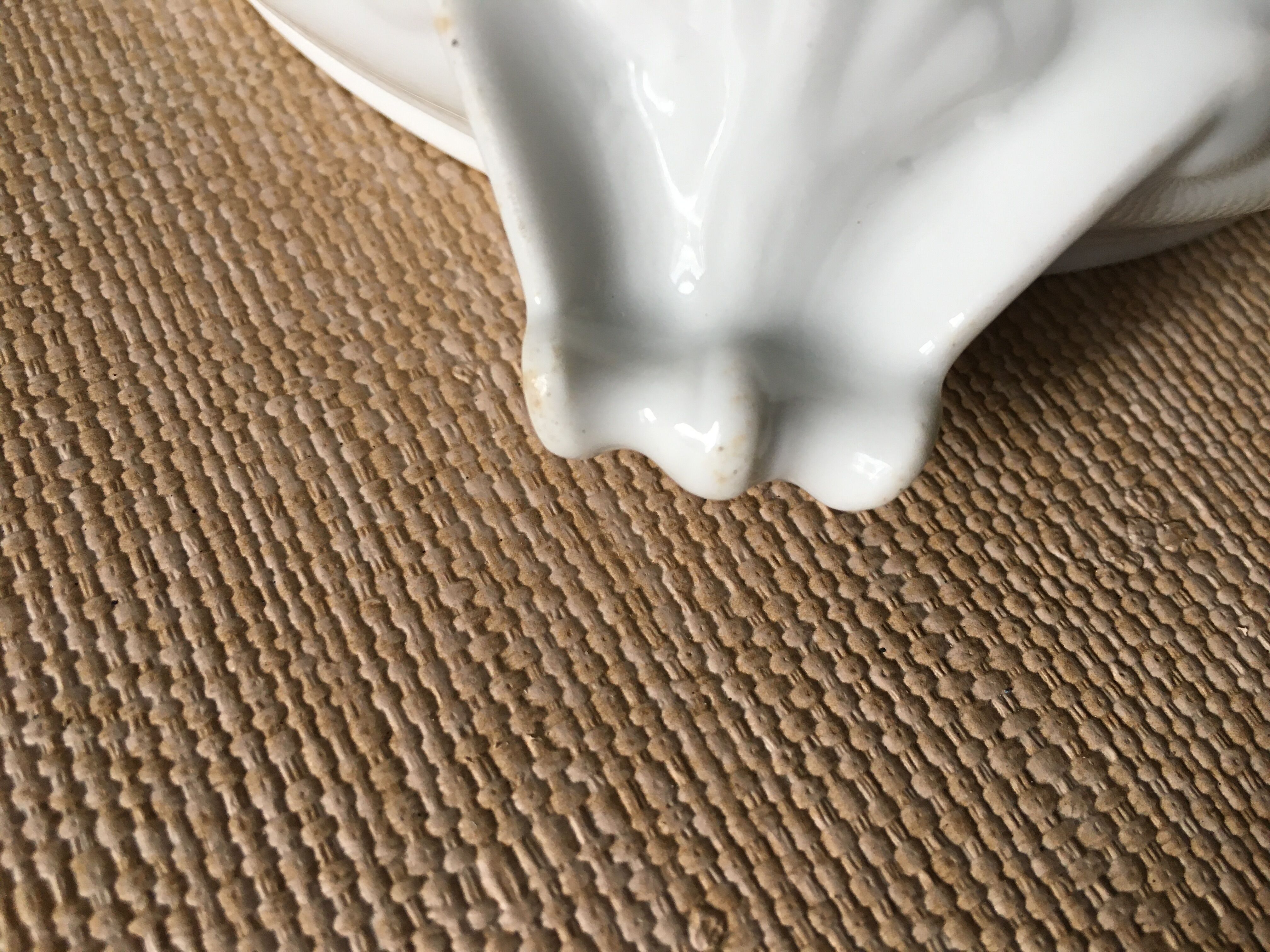 White broth bowl and salad bowl