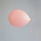 Bilumen 'Balloon' pink wall lamp by Yves Christin, Italy, 1980s.