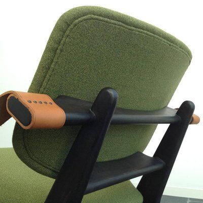 Low chair Jumbo 174 green by Olof Ottelin, 1950s