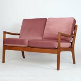 Danish Teak 2-Sitzer Sofa 'Senator' von Ole Wanscher für Cado