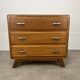 Vintage chest of drawers with compass feet