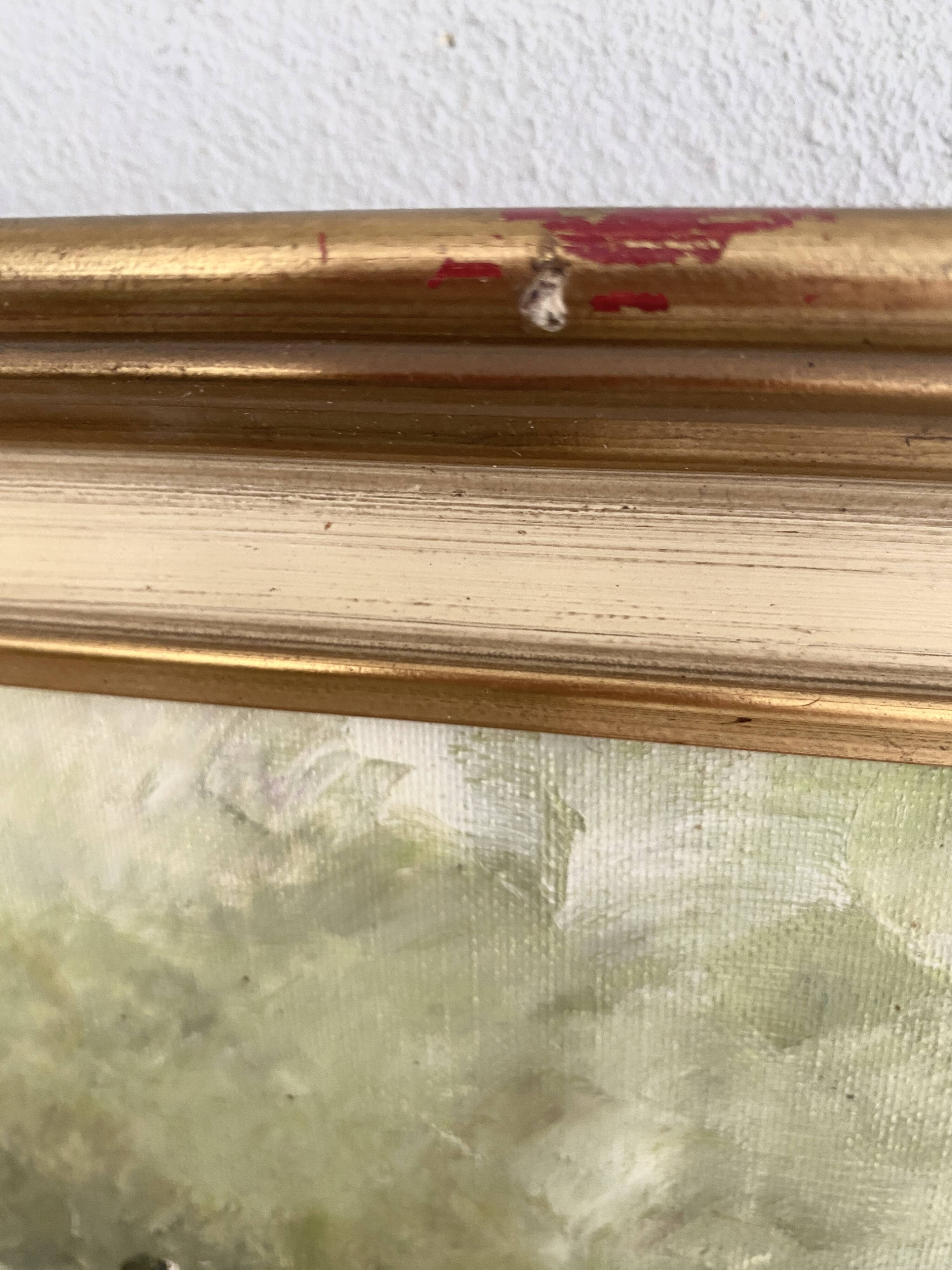 Oil on canvas signed