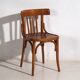 Antique Viennese-style bistro chairs (circa 1920). 4 pieces no. 16