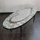 Table basse vintage mosaïque
