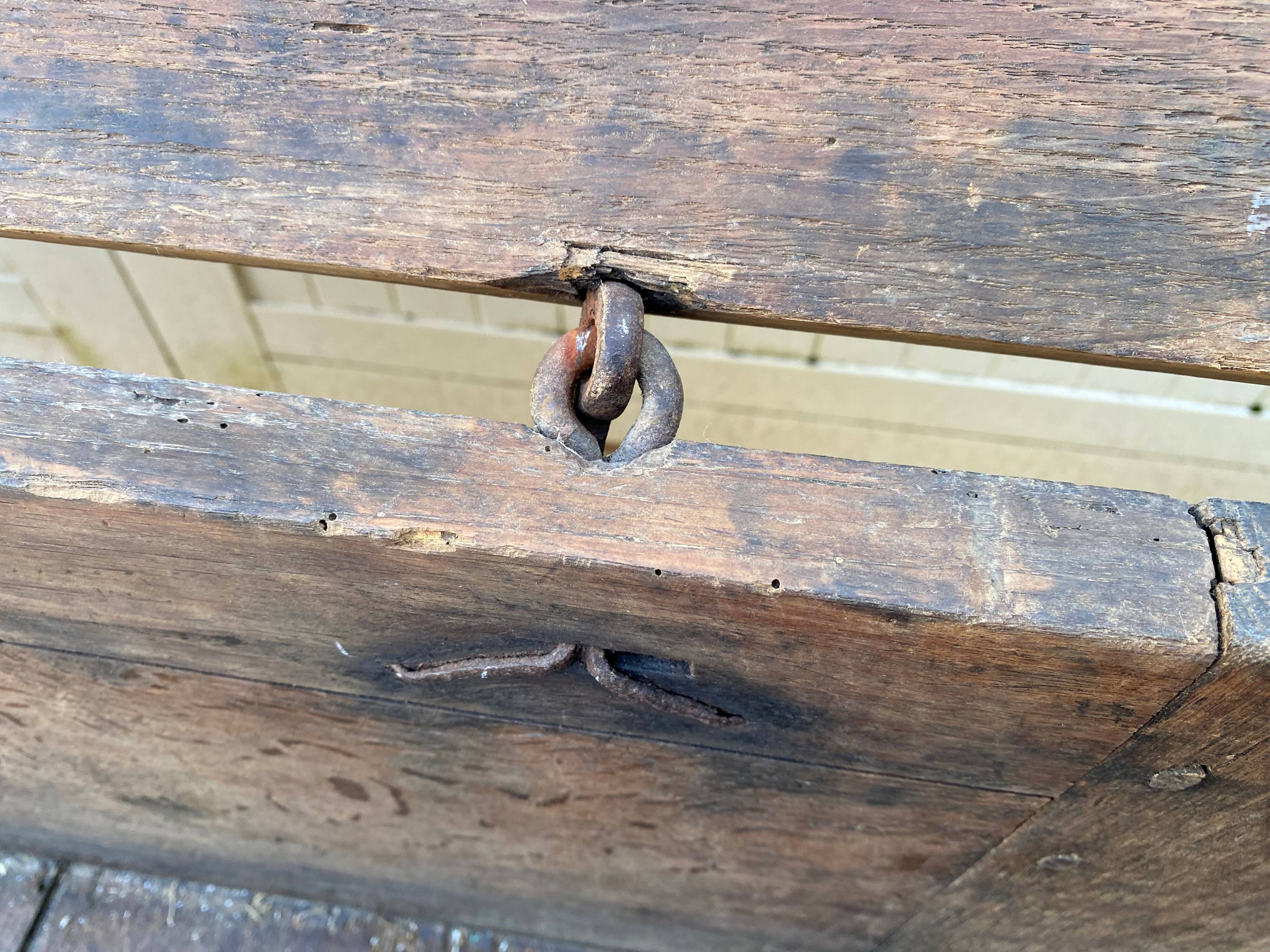 Antique 19th century solid oak hut