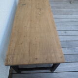 Oak and pine coffee table