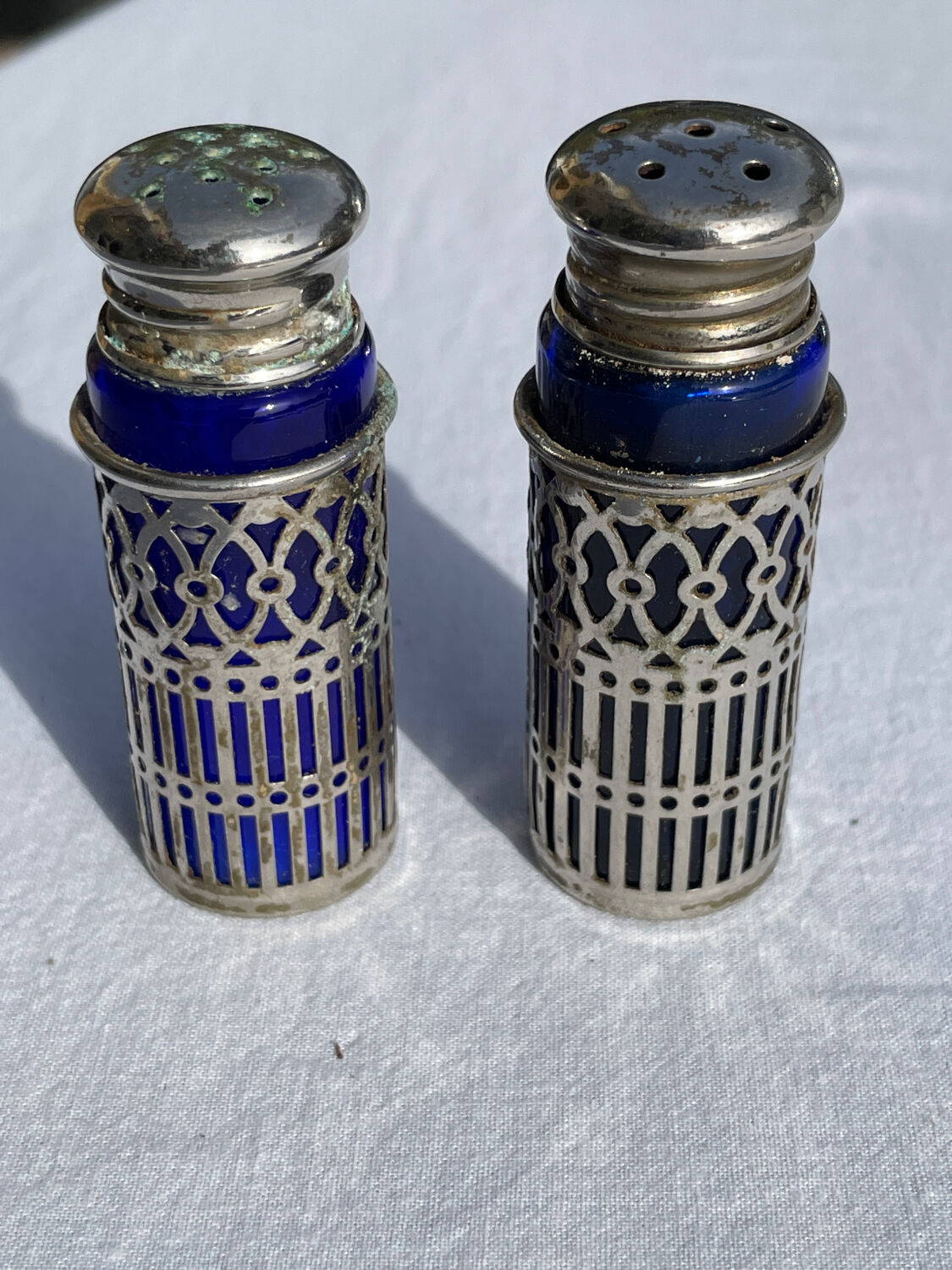 Glass salt and pepper shaker