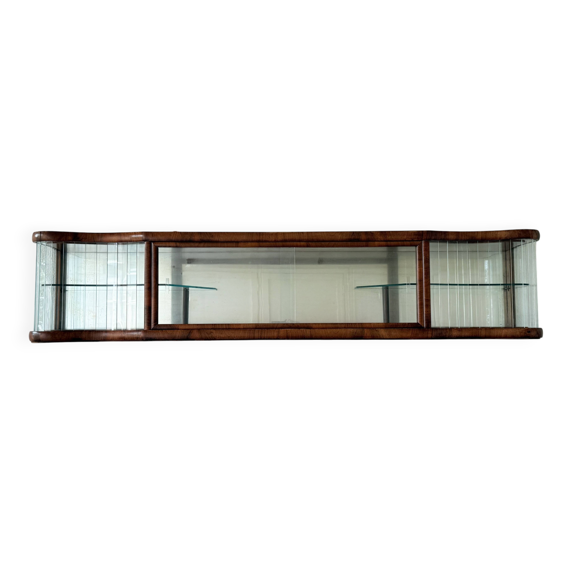Elegant corrugated hanging display cabinet