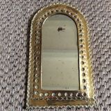 Brass mirror