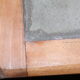 Table plateau en béton ciré