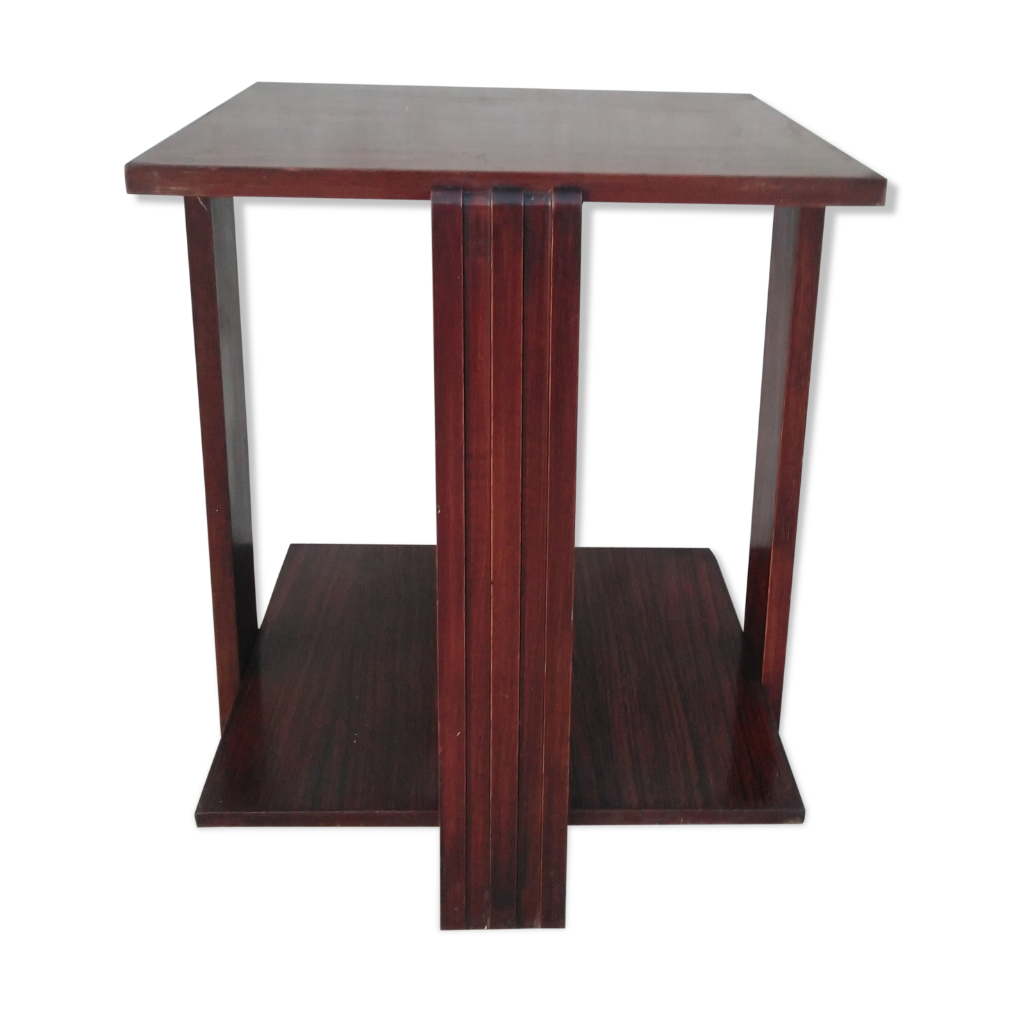 Art Deco side table in macassar ebony