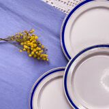 4 assiettes à dessert HBCM