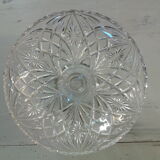 Cup on foot cut glass