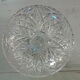 Coupe sur pied verre taillé
