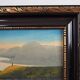 Painting „The Landscape with Hills”, Scandinavian design, 1970s, by V. Kier