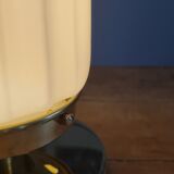 Opal glass table lamp