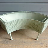 Perforated metal planter from the 1950s