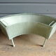 Perforated metal planter from the 1950s