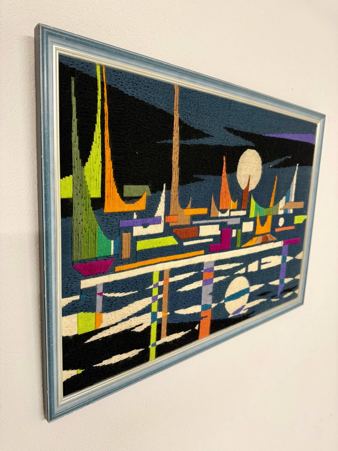 60s canvas design / vintage tapestry colours