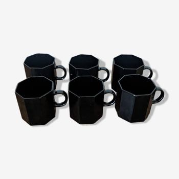 6 Arcopal cups