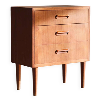 Vintage teak chest of drawers, Denmark, 1960s.