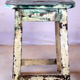 Old Burmese teak workshop stool