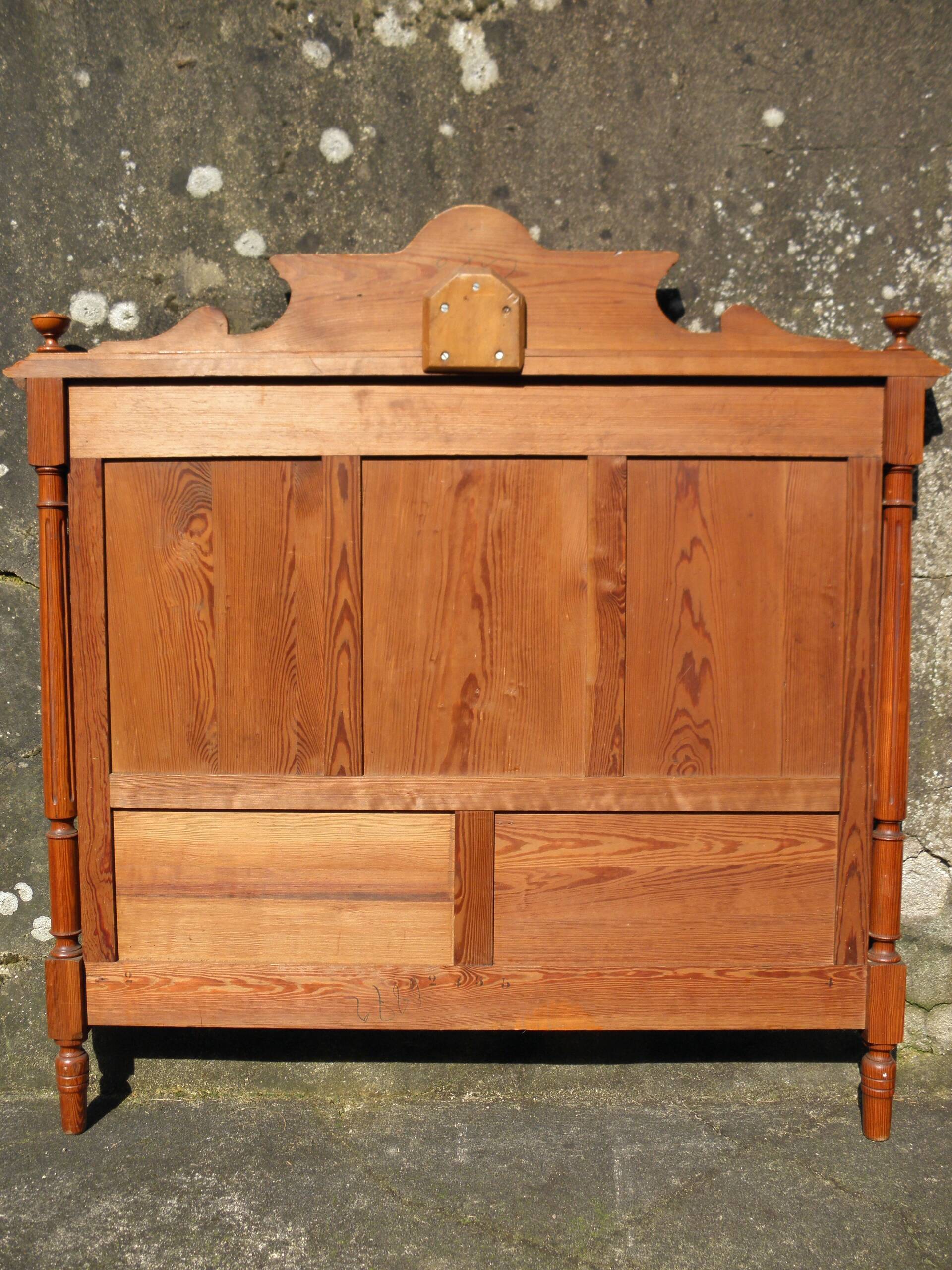 1900 bed in pitch pine 193 x 120