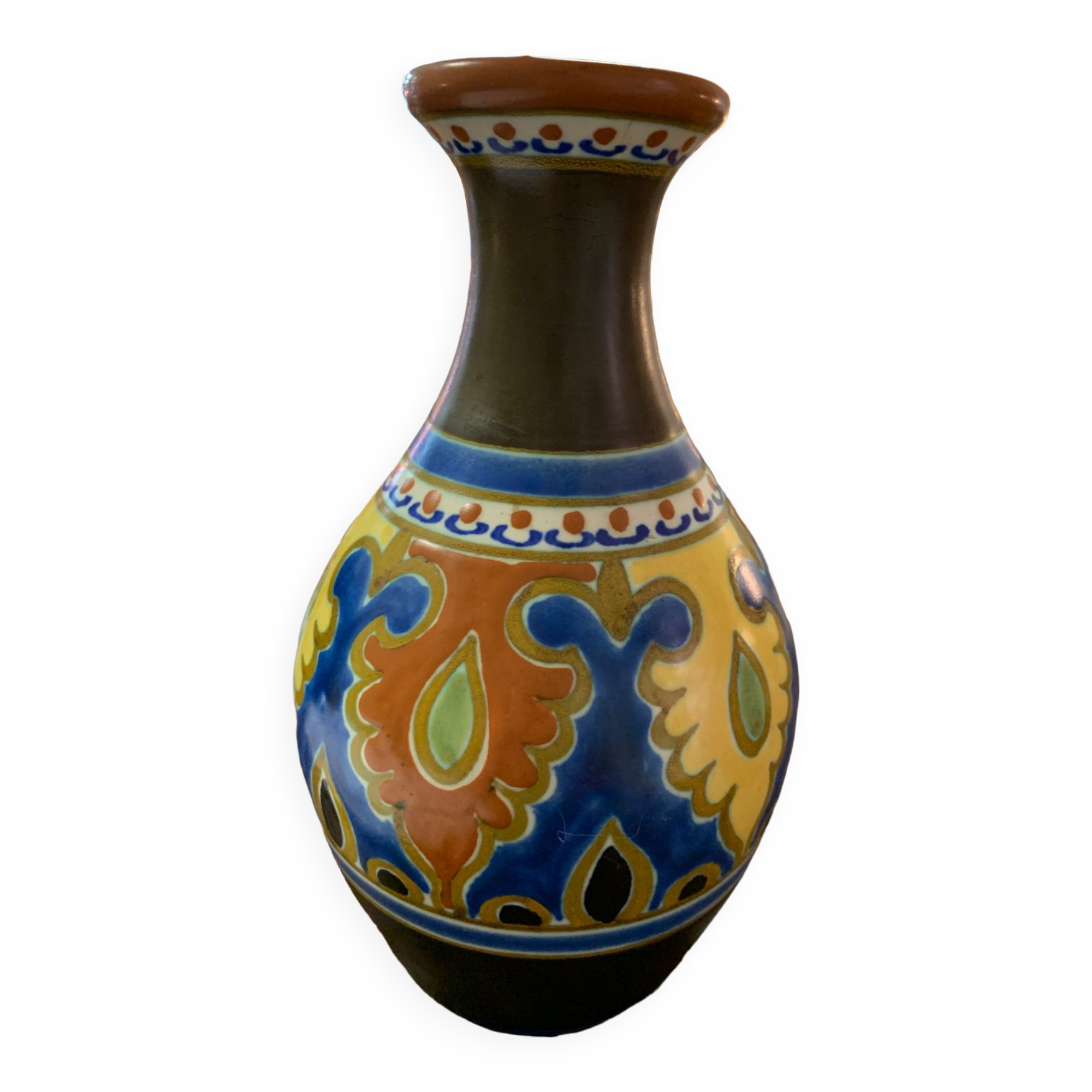 Gouda Holland vase Dutch pottery