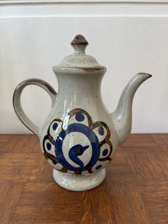 Vintage stoneware teapot