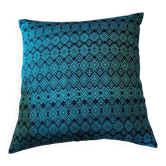 Kachin blue and turquoise cushion cover (RIDA)