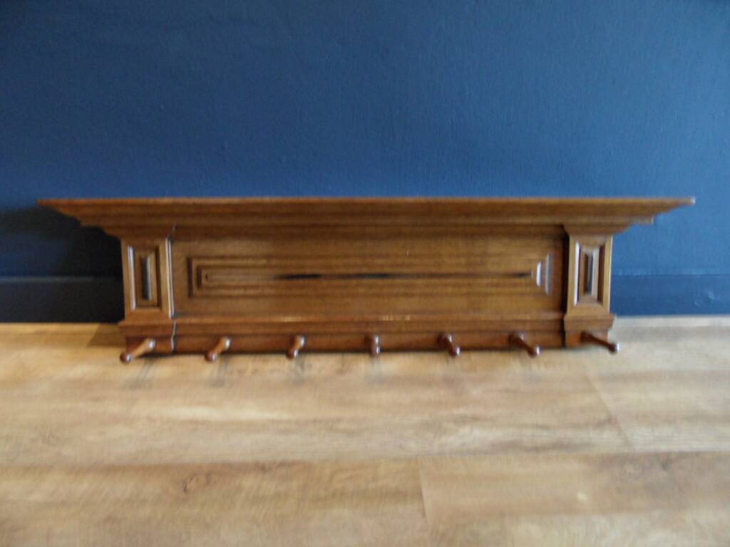 Porte-manteau en chêne ancien