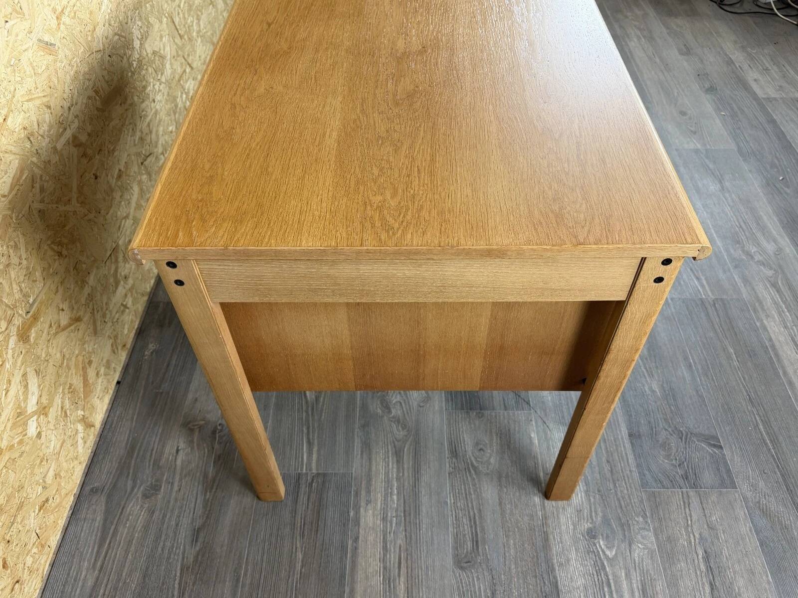 1960s 1970s Oak Writing Desk Sliding Top by Peter Løvig Nielsen for Løvig