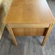 1960s 1970s Oak Writing Desk Sliding Top by Peter Løvig Nielsen for Løvig