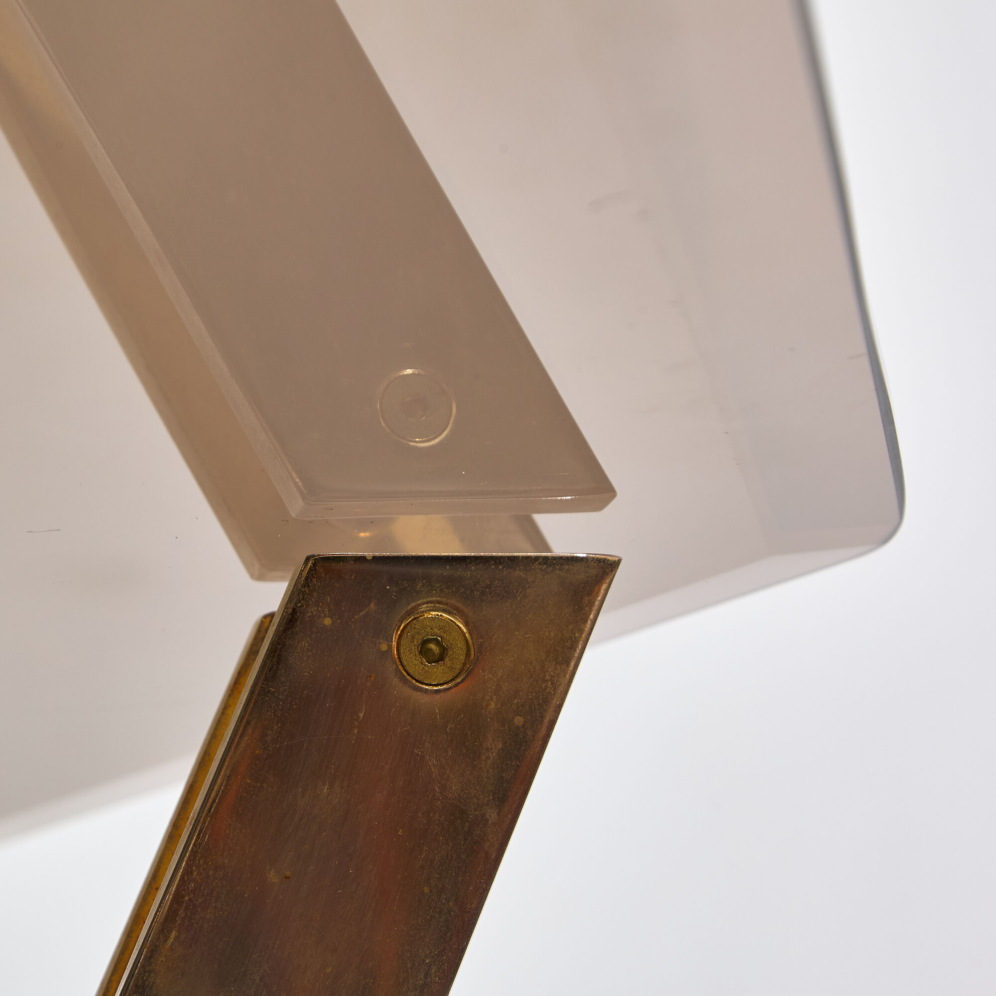 Brass coffee table by Roger Sprunger for Dunbar