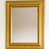 Antique gilded wooden mirror