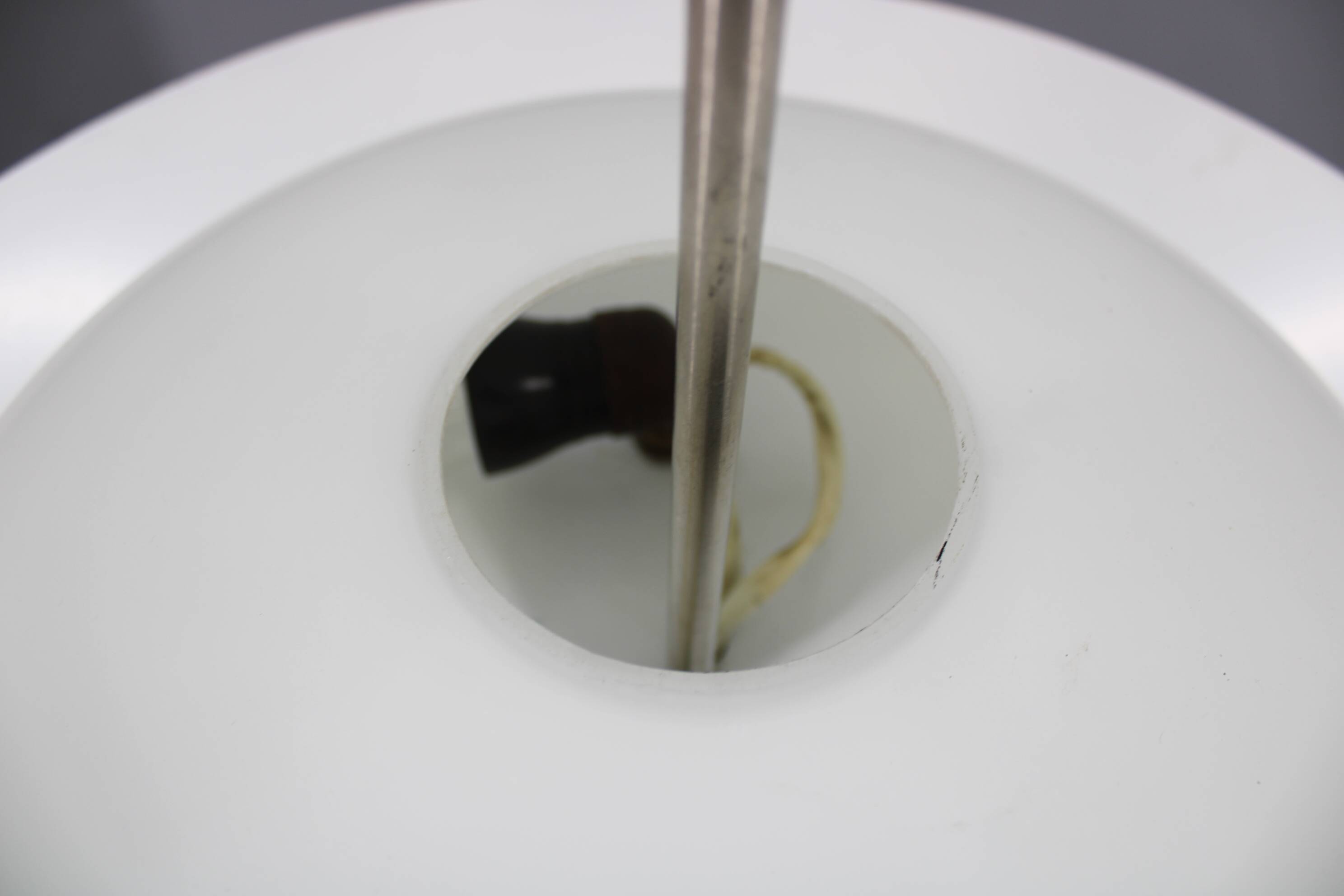 1950s Josef Hurka UFO pendant light for Napako, Czechoslovakia