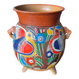 Vase coloré mexicain