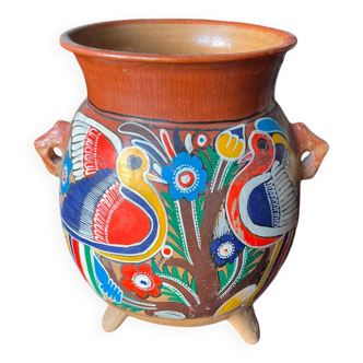 Mexican colorful vase