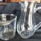Set of 2 pieces with wheat ear pattern, including 1 jug and 1 ice bucket.