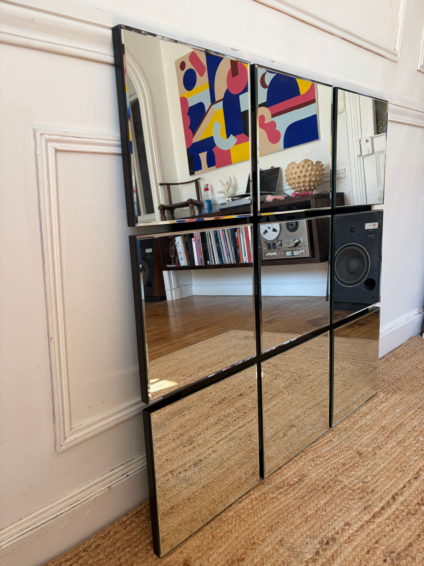 Miroir mosaïque deknudt vintage 90cmx90cm
