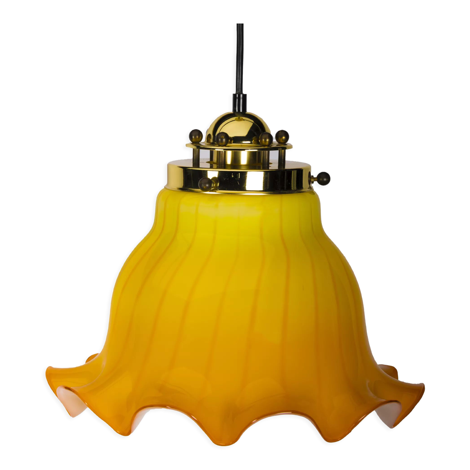 Two-Tone-Yellow Peil & Putzler Pendant Lamp